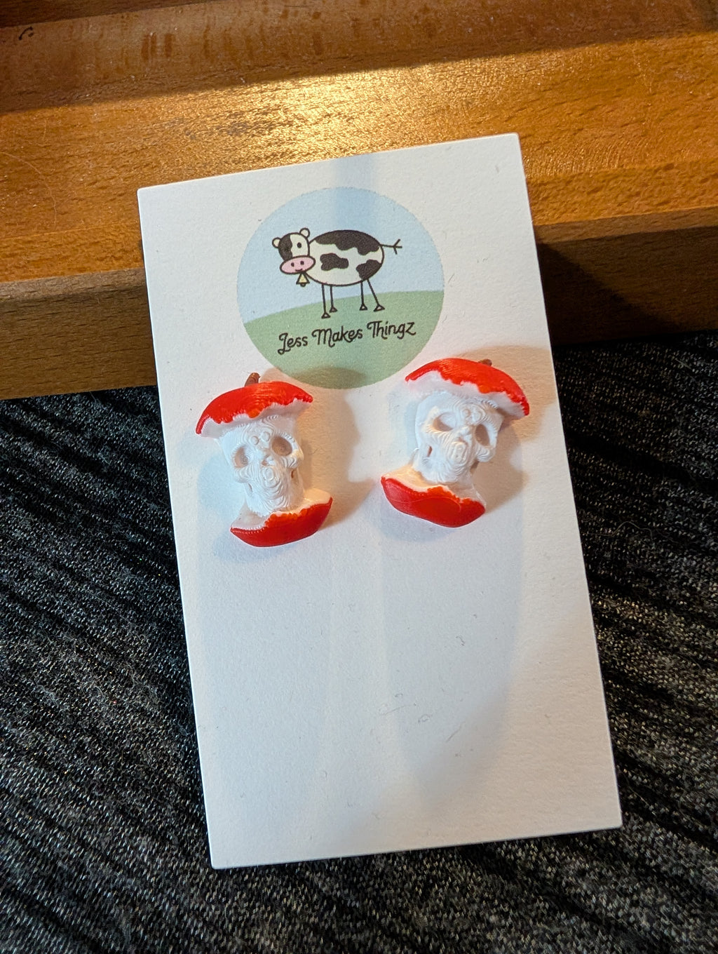 Poison Apple stud earrings