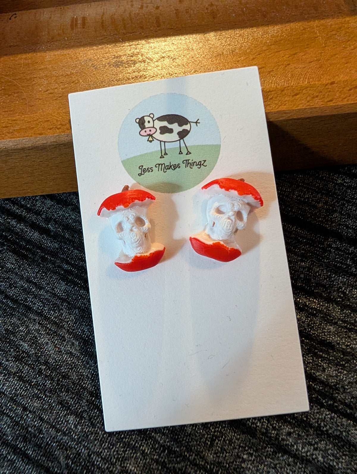 Poison Apple stud earrings