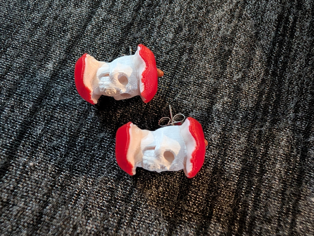 Poison Apple stud earrings