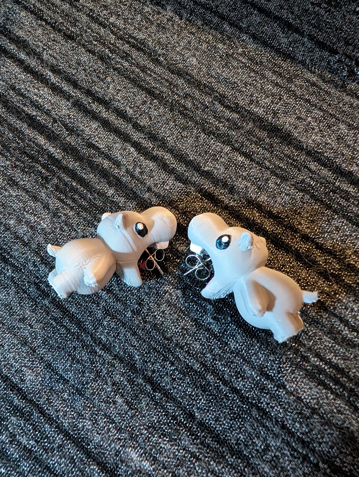 Hippo Chomper earrings