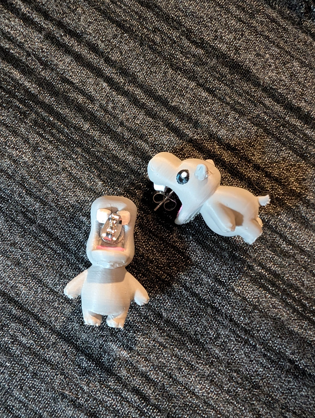 Hippo Chomper earrings