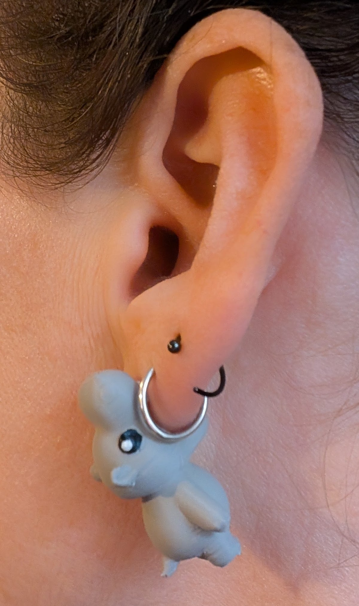 Hippo Chomper earrings