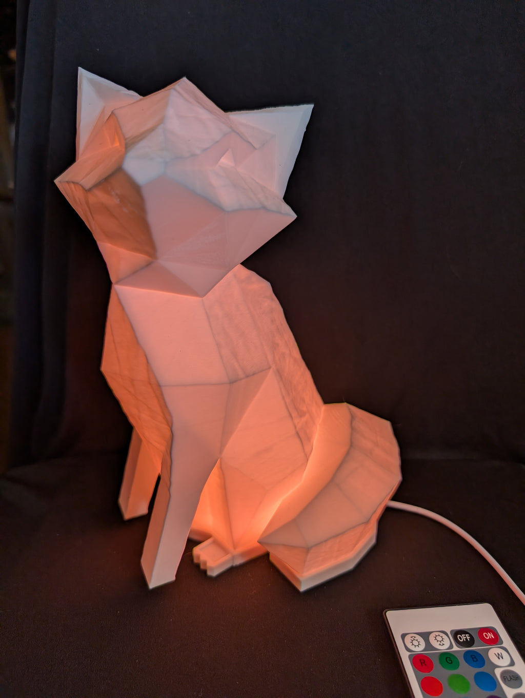 Low Poly Style Animal Night Lights