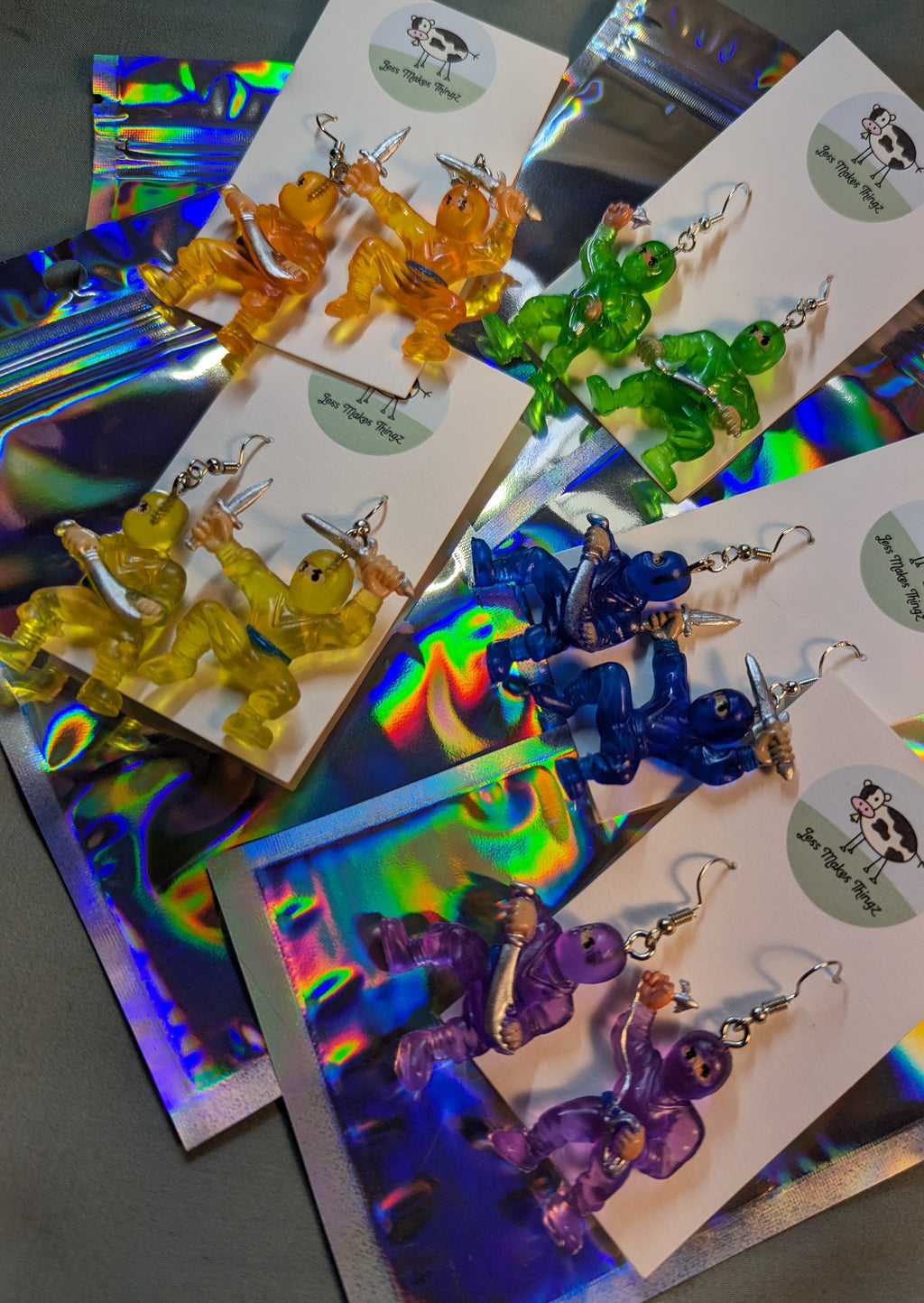Ninjaz earrings