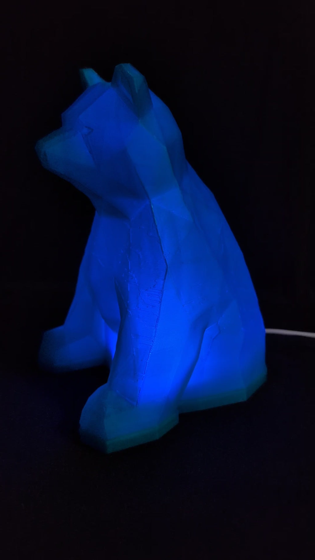 Low Poly Style Animal Night Lights
