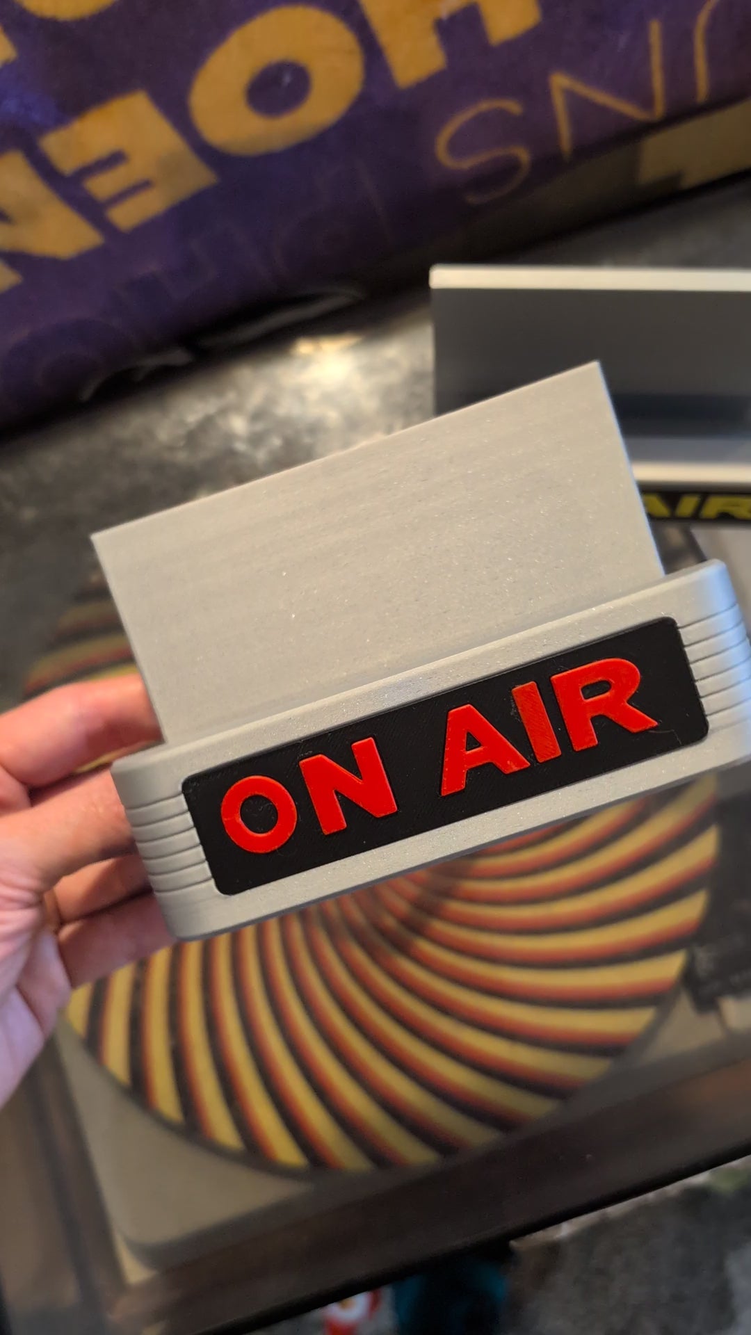 "On Air" Vinyl Record Stand